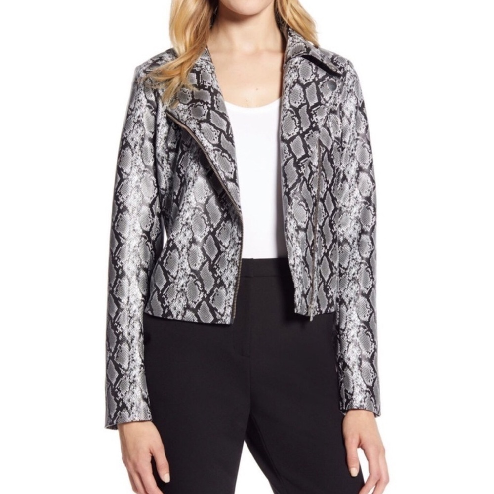 Halogen Snakeskin Jacket - Picture 3 of 13